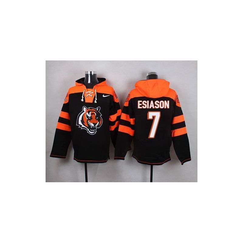 Cheap Boomer Esiason Bengals Hoodie From China Black #7