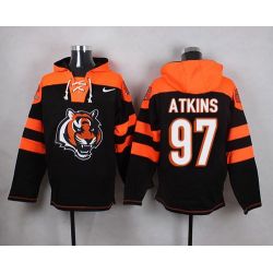 Cheap Geno Atkins Bengals Hoodie From China Black #97