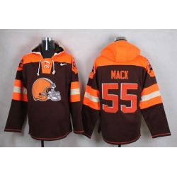 Cheap Alex Mack Browns Hoodie From China Brown #55