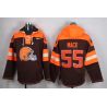 Cheap Alex Mack Browns Hoodie From China Brown #55
