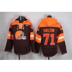 Cheap Danny Shelton Browns Hoodie From China Brown #71