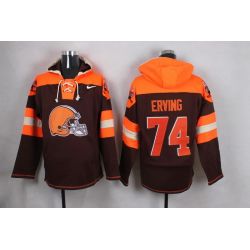 Cheap Cameron Erving Browns Hoodie From China Brown #74