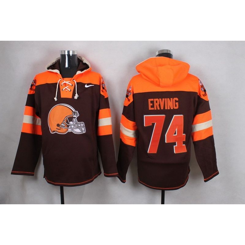 Cheap Cameron Erving Browns Hoodie From China Brown #74