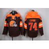 Cheap Cameron Erving Browns Hoodie From China Brown #74