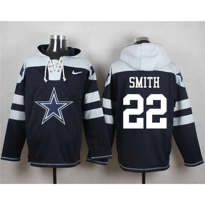 Cheap Emmitt Smith Cowboys Hoodie From China Blue #22