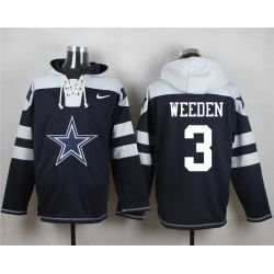 Cheap Brandon Weeden Cowboys Hoodie From China Blue #3