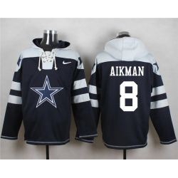 Cheap Troy Aikman Cowboys Hoodie From China Blue #8