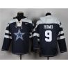 Cheap Tony Romo Cowboys Hoodie From China Blue #9