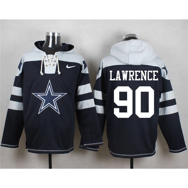 Cheap Demarcus Lawrence Cowboys Hoodie From China Blue #90