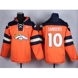 Cheap Emmanuel Sanders Broncos Hoodie From China Orange #10