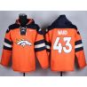 Cheap TJ Ward Broncos Hoodie From China Orange #43