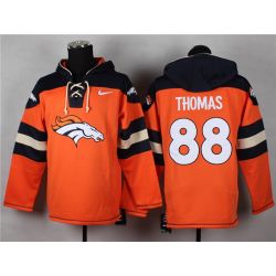Cheap Demaryius Thomas Broncos Hoodie From China Orange #88