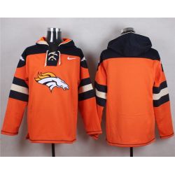 Cheap Broncos Hoodie From China Orange Blank