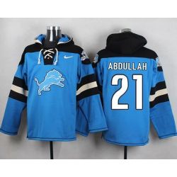 Cheap Ameer Abdullah Lions Hoodie From China Blue #21