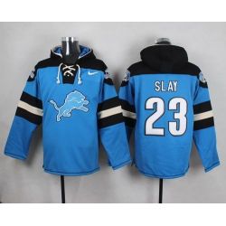 Cheap Darius Slay Lions Hoodie From China Blue #23