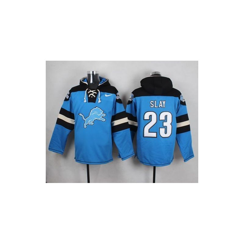 Cheap Darius Slay Lions Hoodie From China Blue #23