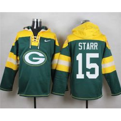 Cheap Bart Starr Packers Hoodie From China Green #15