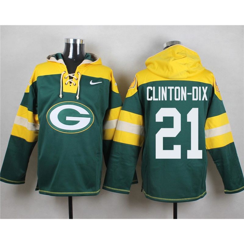 Cheap Ha Ha Clinton-Dix Packers Hoodie From China Green #21