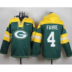 Cheap Brett Favre Packers Hoodie From China Green #4