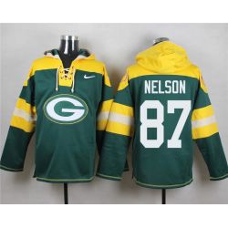 Cheap Jordy Nelson Packers Hoodie From China Green #87