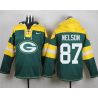 Cheap Jordy Nelson Packers Hoodie From China Green #87