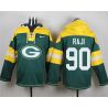 Cheap BJ Raji Packers Hoodie From China Green #90