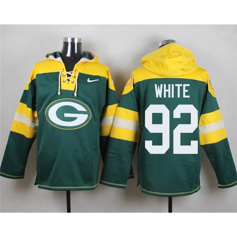 Cheap Reggie White Packers Hoodie From China Green #92