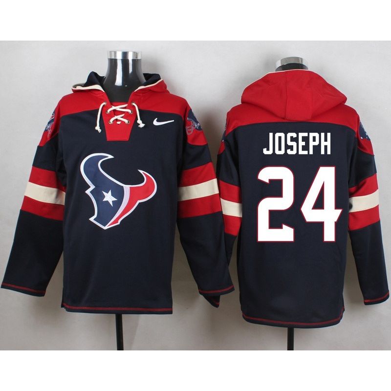 Cheap Johnathan Joseph Texans Hoodie From China Blue #24