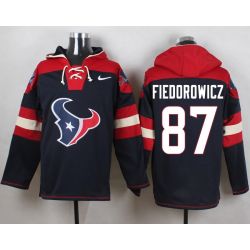 Cheap CJ Fiedorowicz Texans Hoodie From China Blue #87