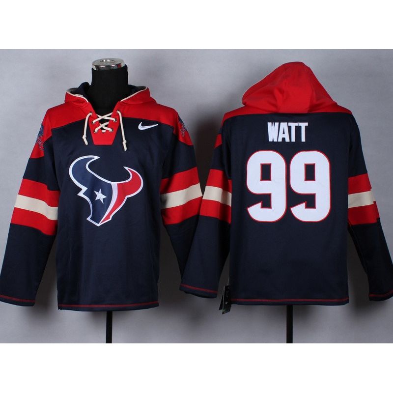 Cheap JJ Watt Texans Hoodie From China Blue #99