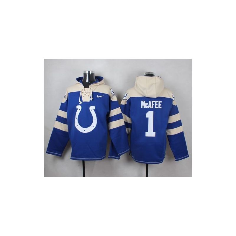 Cheap Pat Mcafee Colts Hoodie From China Blue #1