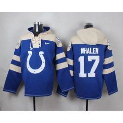 Cheap Griff Whalen Colts Hoodie From China Blue #17