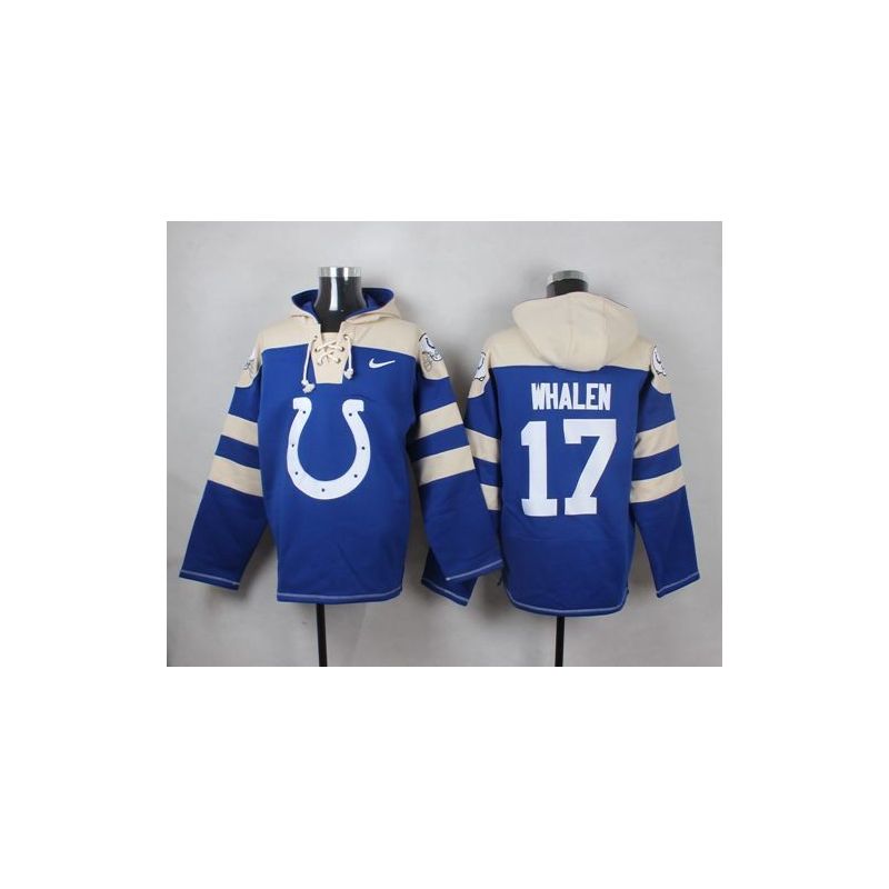 Cheap Griff Whalen Colts Hoodie From China Blue #17