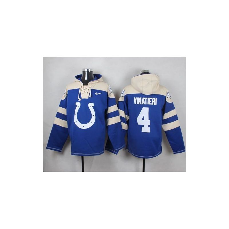 Cheap Adam Vinatieri Colts Hoodie From China Blue #4