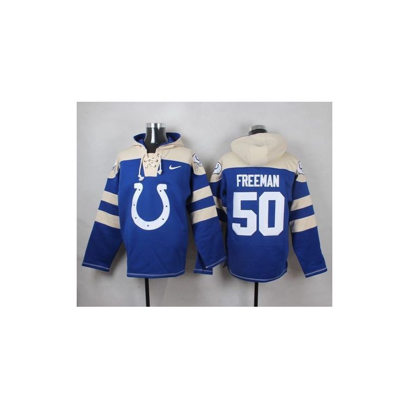 Cheap Jerrell Freeman Colts Hoodie From China Blue #50