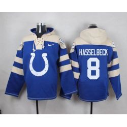 Cheap Matt Hasselbeck Colts Hoodie From China Blue #8
