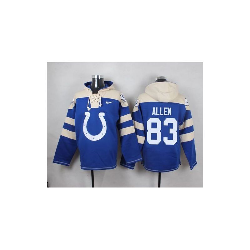 Cheap Dwayne Allen Colts Hoodie From China Blue #83