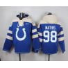 Cheap Robert Mathis Colts Hoodie From China Blue #98