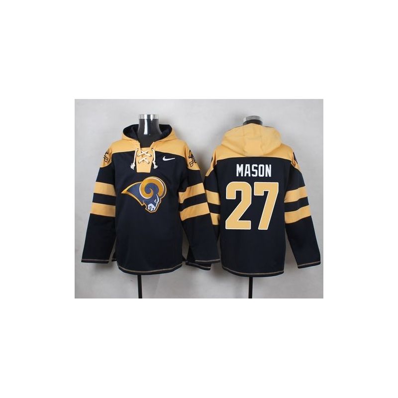 Cheap Tre Mason Rams Hoodie From China Blue #27