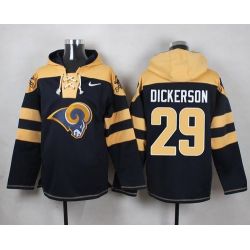 Cheap Eric Dickerson Rams Hoodie From China Blue #29