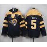 Cheap Nick Foles Rams Hoodie From China Blue #5