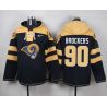 Cheap Michael Brockers Rams Hoodie From China Blue #90