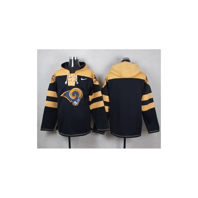 Cheap Rams Hoodie From China Blue Blank