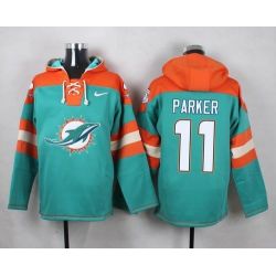 Cheap DeVante Parker Dolphins Hoodie From China Green #11