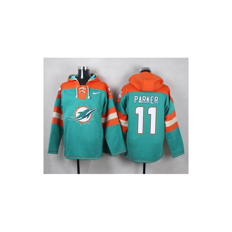 Cheap DeVante Parker Dolphins Hoodie From China Green #11