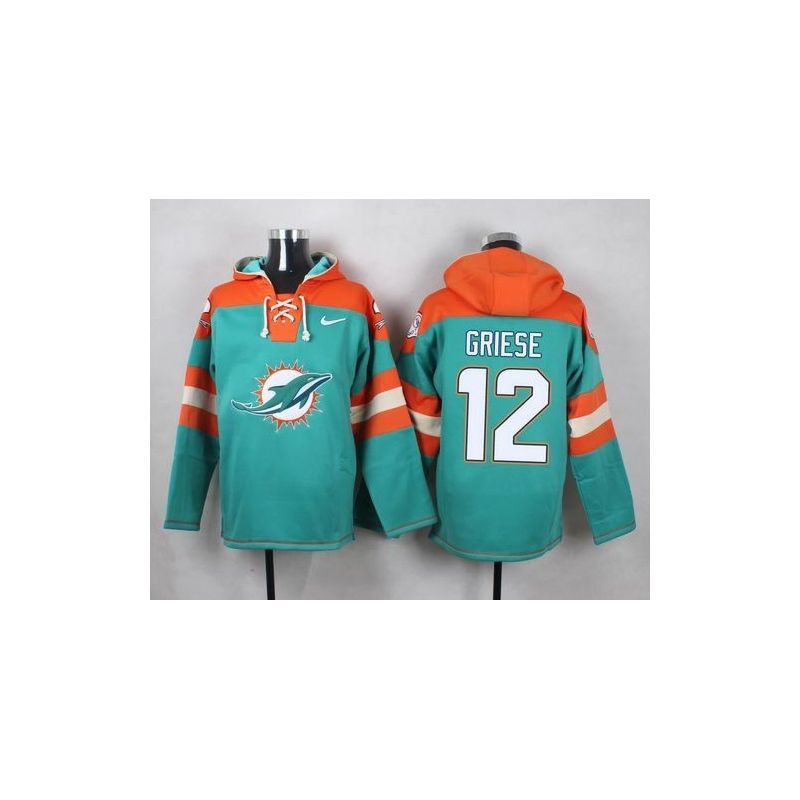 Cheap Bob Griese Dolphins Hoodie From China Green #12