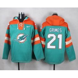 Cheap Brent Grimes Dolphins Hoodie From China Green #21