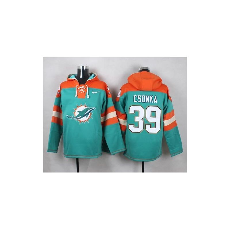 Cheap Larry Csonka Dolphins Hoodie From China Green #39