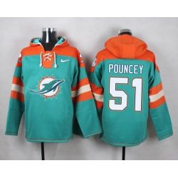 Cheap Mike Pouncey Dolphins Hoodie From China Green #51
