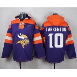 Cheap Fran Tarkenton Vikings Hoodie From China Purple #10